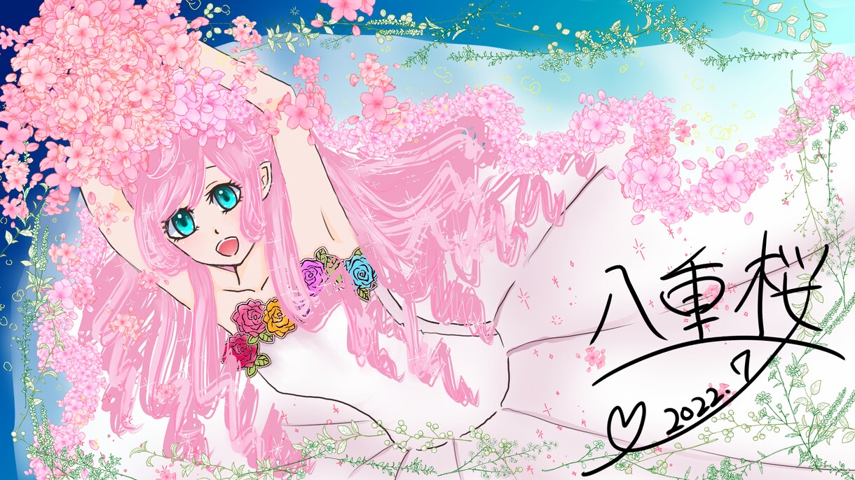 VLiverやオリジナルの可愛い女の子を描きます イラスト、ちびキャラ、アイコン利用可能、VLiverが描く！ イメージ6