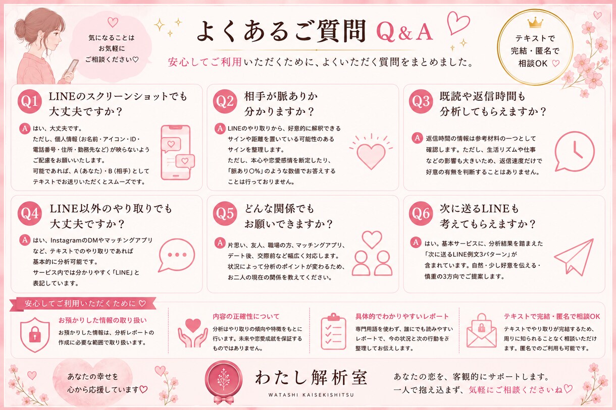 LINEから脈あり・二人の距離感を分析します 返信が遅くなった…脈なし？LINEの変化を分析 イメージ6