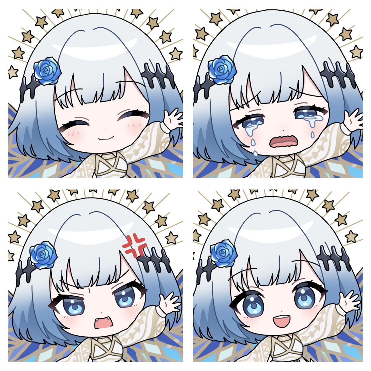 安価でかわいいミニキャラ・SDイラスト描きます 商用利用◎グッズ/動画/配信などでご利用いただけます！ イメージ4