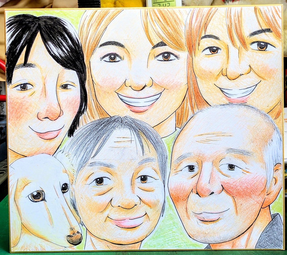 先着3名モニター募集！画面いっぱいの似顔絵描きます 画面からはみ出るほどの幸せをお届け！プレゼントや自分用に！ イメージ1