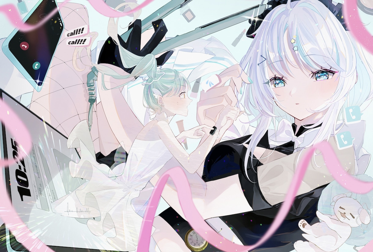 VTuberデザイン、ボカロ曲などのサムネ描きます アイコン、立ち絵、サムネ・MVイラスト全力で描きます！ イメージ7