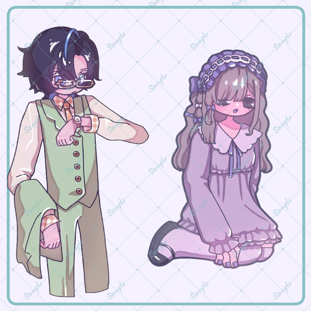 かわいいデフォルメイラストを制作します ステッカー等のグッズにおすすめ◎ イメージ5