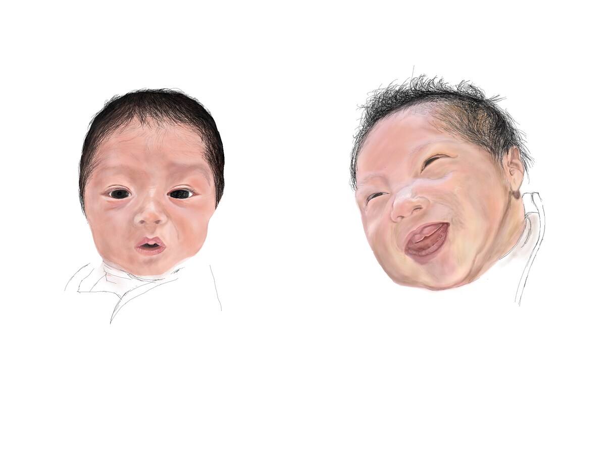 精巧な模写似顔絵を描きます。アレンジもできます この顔にこのポーズ…なども可能です(かけ離れた素材は不可) イメージ6