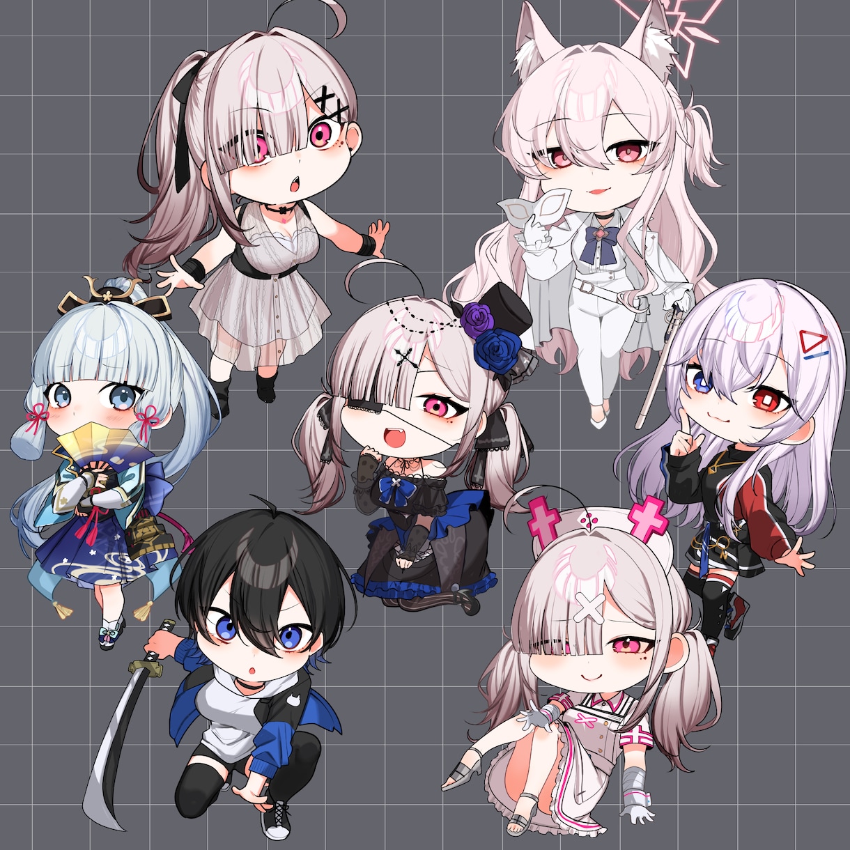 SDイラスト制作いたします 可愛いデフォルメ描きます！！！ イメージ2