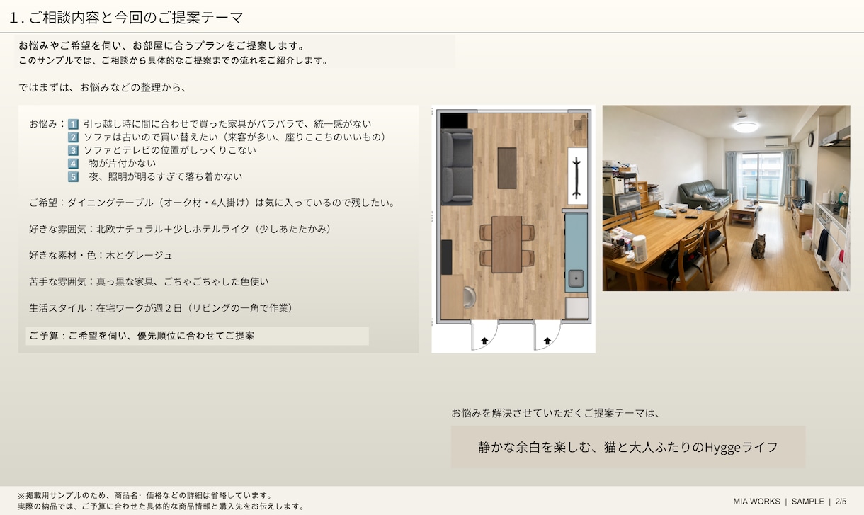 家具配置と商品選びまでインテリアをご提案します 住宅業界27年の経験で、配置図・パース・購入品リストをお届け イメージ2