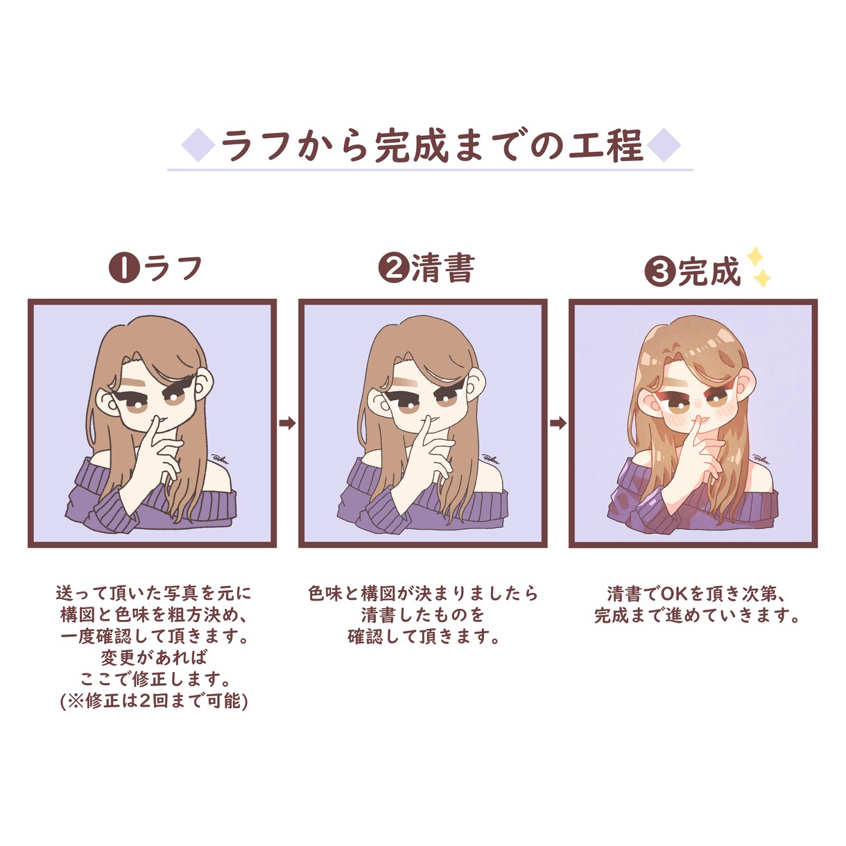 可愛いSNSアイコン描きます あなたのために丁寧に仕上げます イメージ5