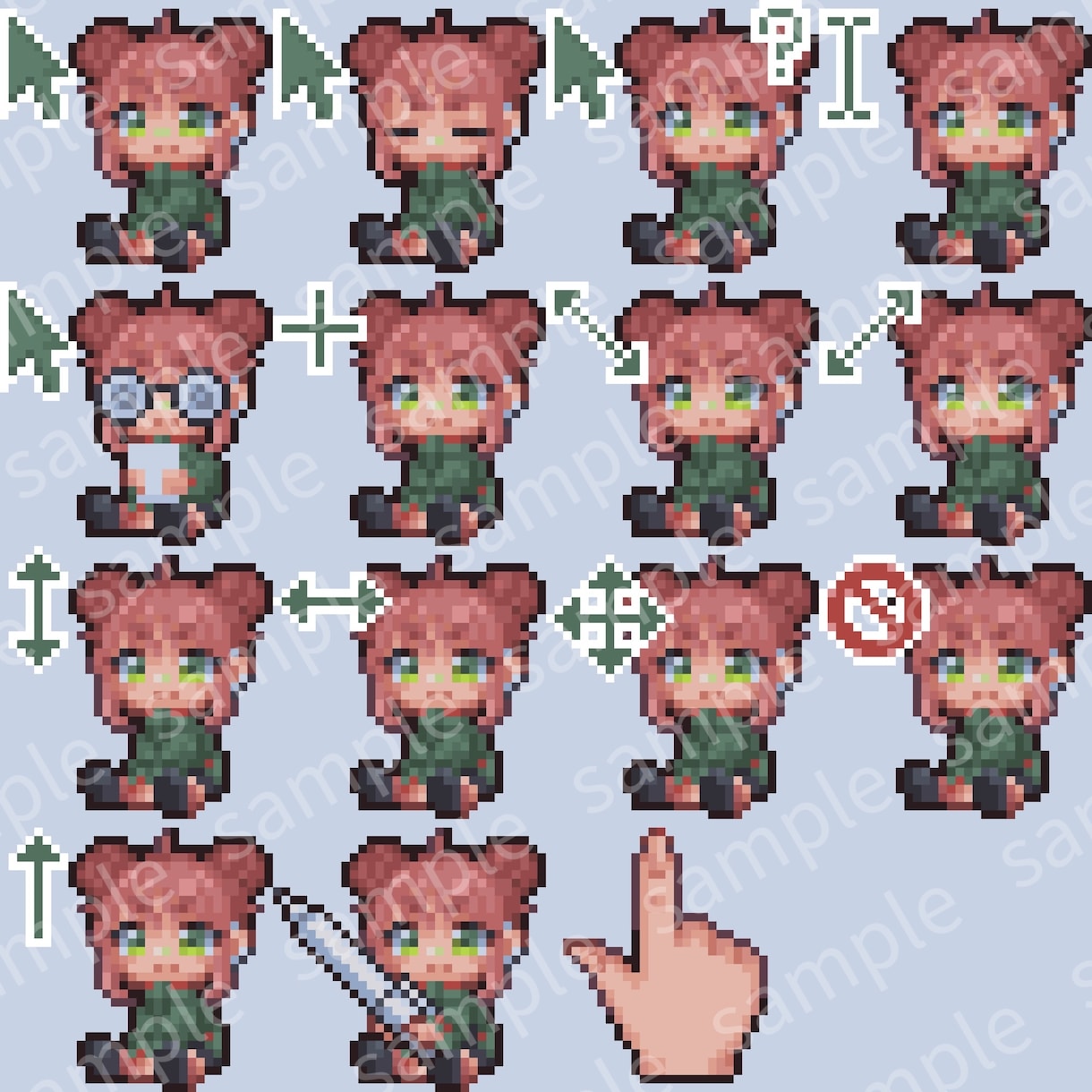 いろんなドット絵お描きします セットでお得！キャラクター、アイテム、アニメーションまで イメージ5