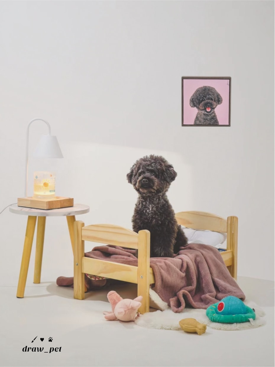 リアルなペット油彩絵画を製作します 完全オーダーメイド☆愛くるしい姿を形にしませんか？ イメージ8