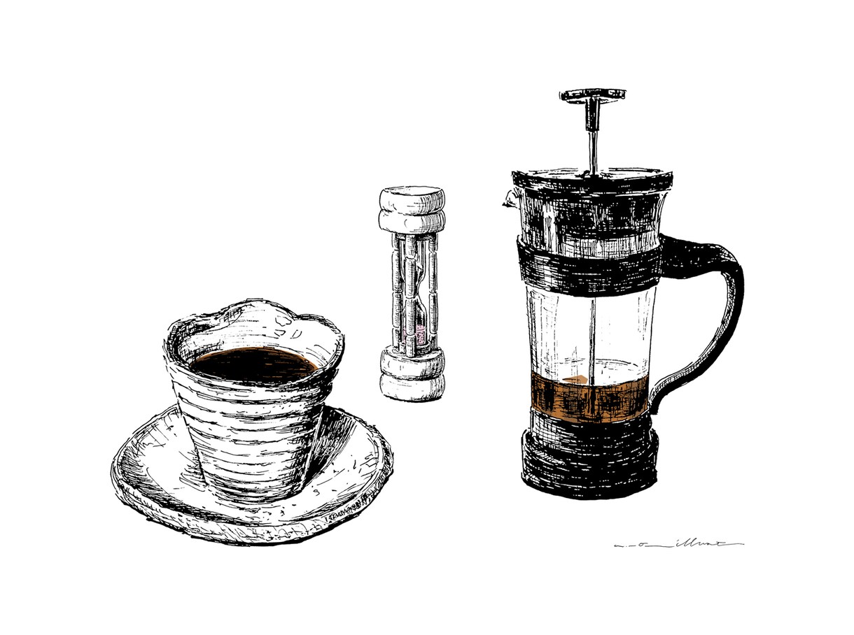 カフェメニューを風合いある線画で描きます 温もり感じる絵で、美味しさを表現しませんか。 イメージ9