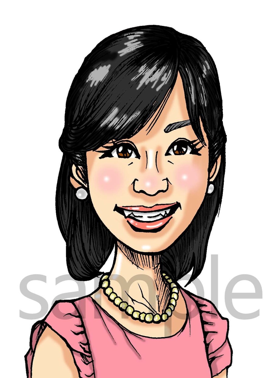 SNSのプロフアイコンや名刺用の似顔絵描きます プロ絵師の似顔絵であなたの印象をより良くしてみませんか？ イメージ2