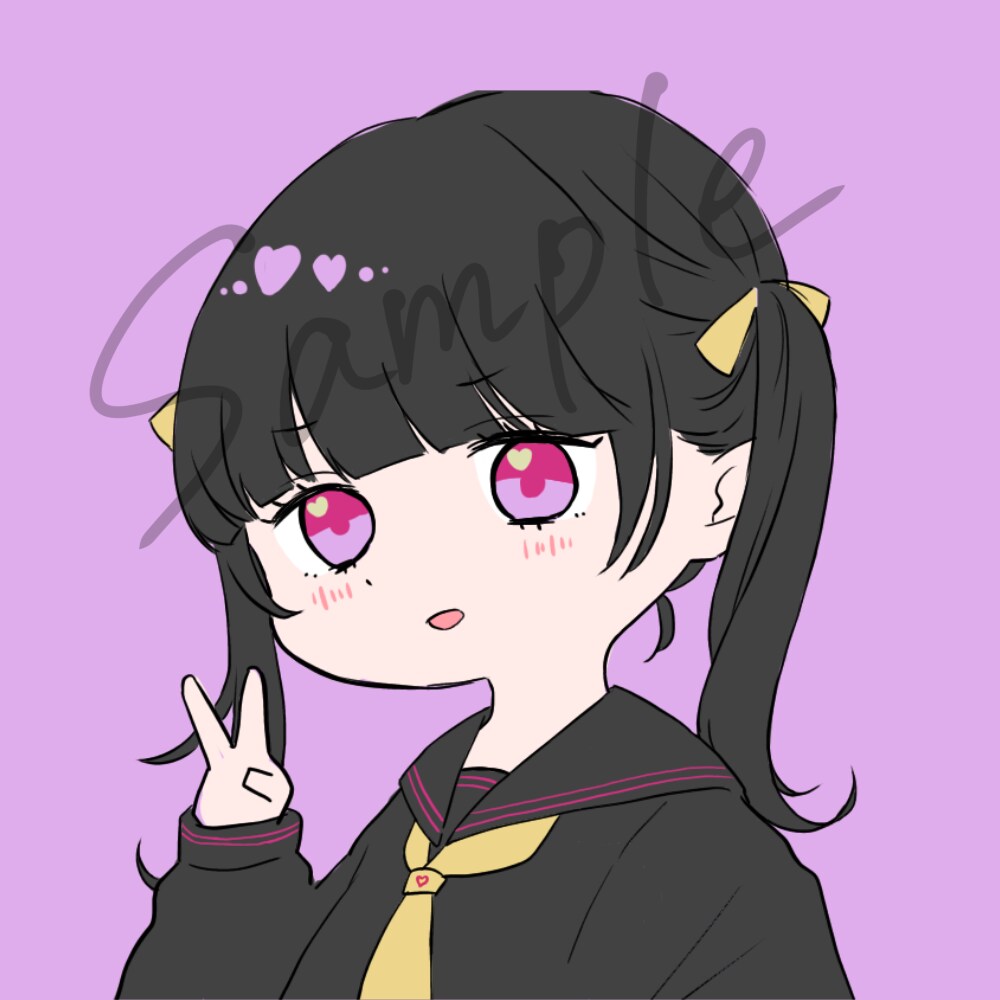 ゆるかわなアイコン、似顔絵等のイラスト描きます ラフ段階修正無料◎配信、ブログ等にも使用ok！ イメージ5