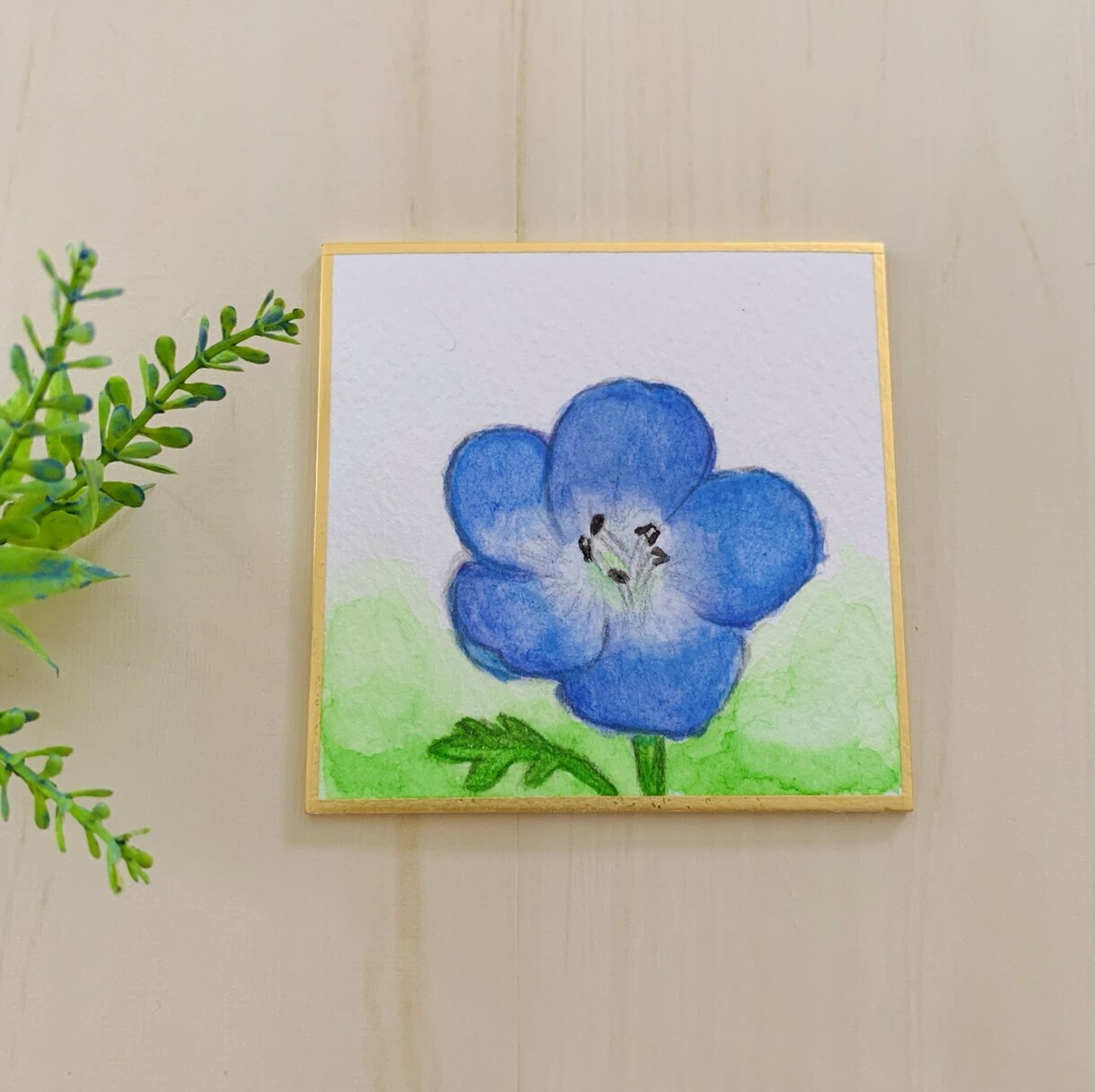 ワンコインでミニ色紙にイラストを描きます 1枚500円から★インテリアやギフトにもおすすめ！ イメージ5
