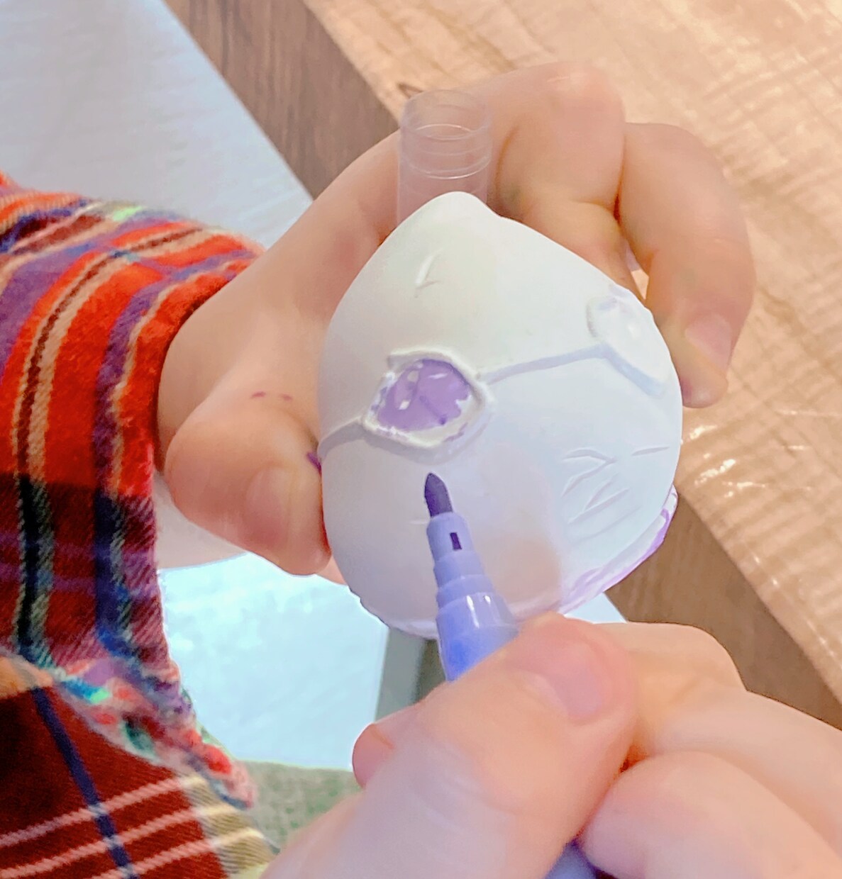 お子様と一緒にどうぞ！その絵を立体塗り絵にします 大切な思い出をフィギュアにして一緒に塗り絵をしてみませんか？ イメージ4