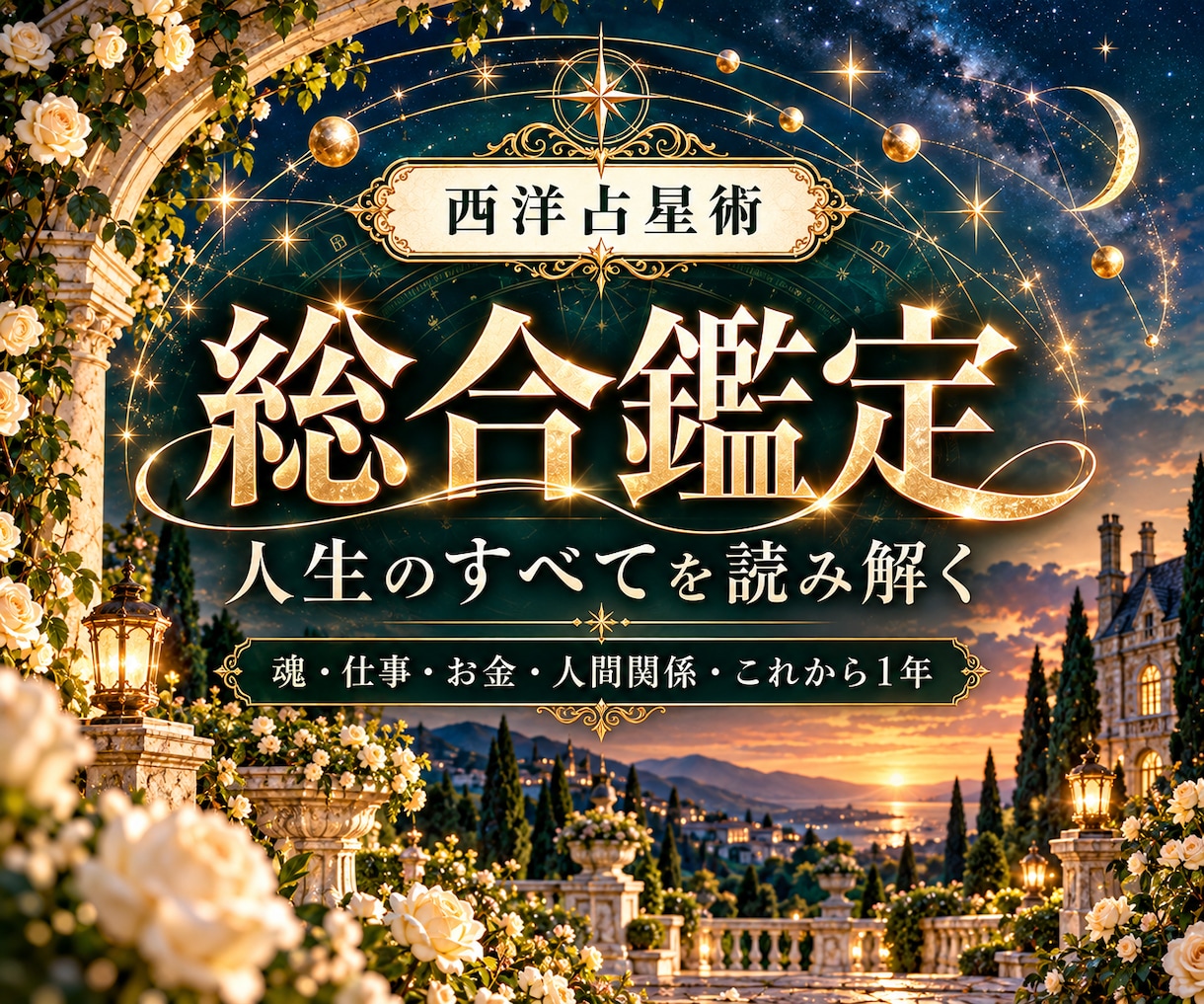 総合鑑定｜仕事・お金・人間関係などを読み解きます 人生全体を読み解き、これからの生き方を一緒に整理します イメージ1