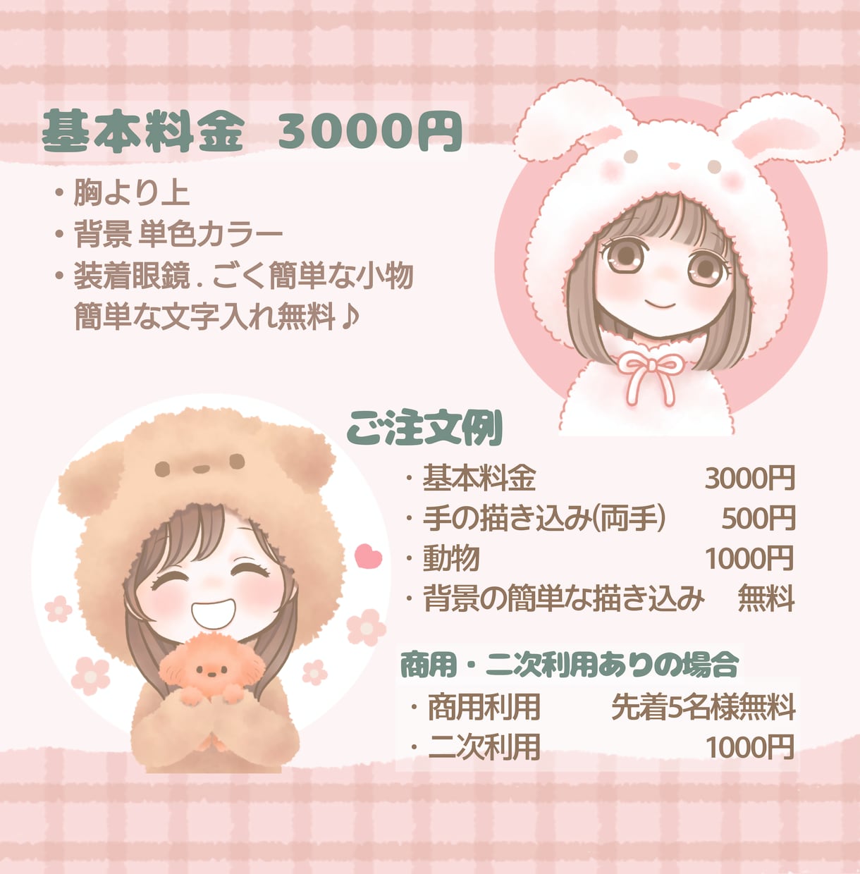 かわいさ反則級❤️着ぐるみアイコンお描きします 商用無料◎ゆるっと可愛くイメージアップできちゃいます♪ イメージ4