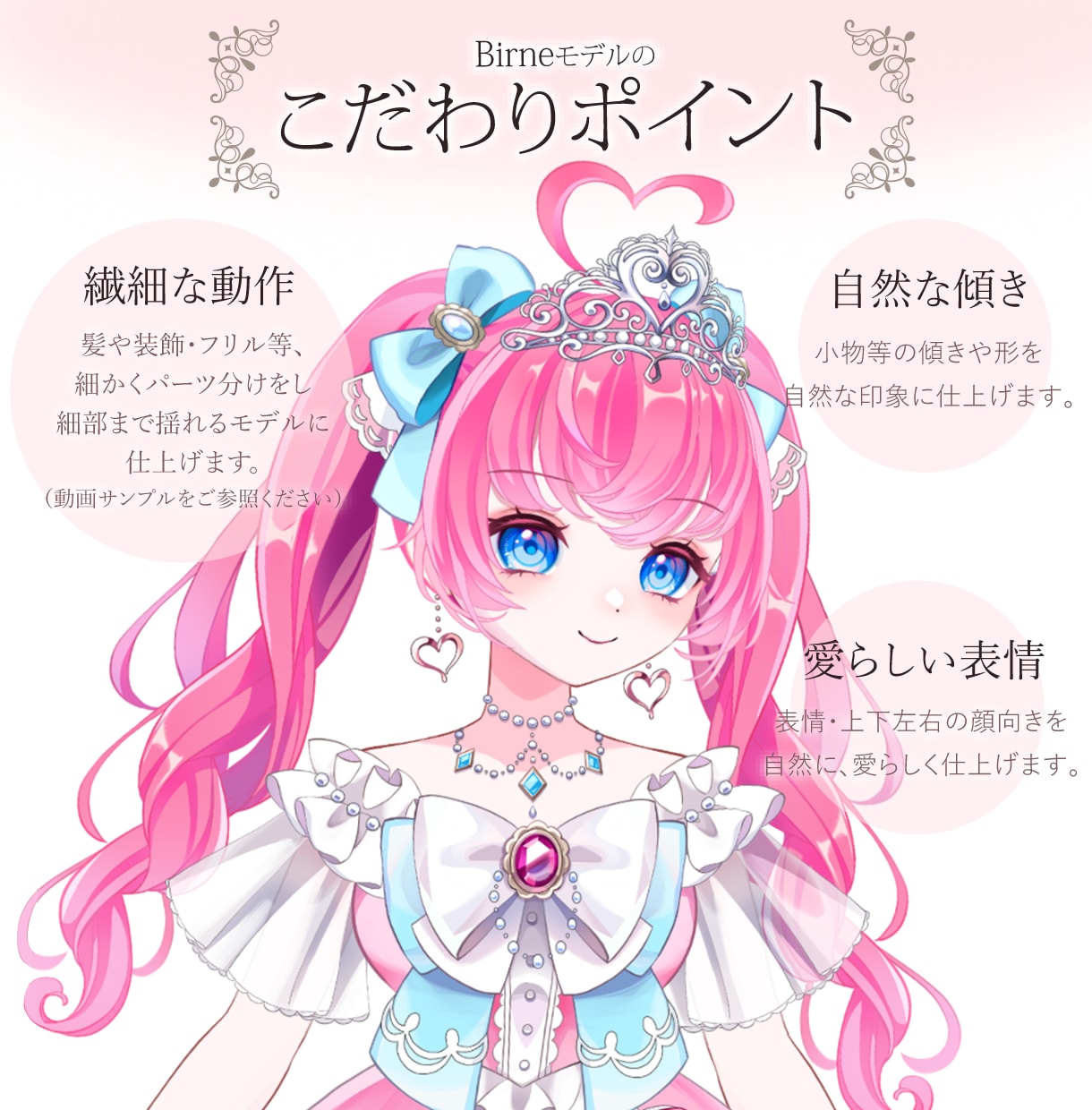立ち絵＋Live2dモデリングまで制作いたします Vtuber　イラストとモデリングセットのサービスです! イメージ2