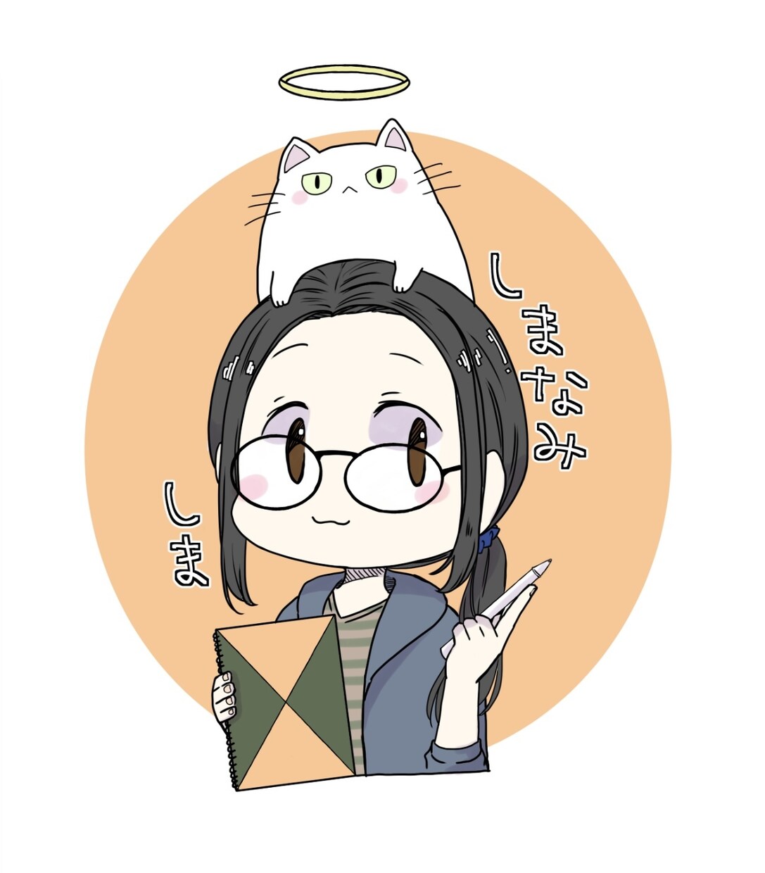 世界に一つ、手描き風SNSアイコン描きます 水彩絵、デジタル絵で個性的なほんわかアイコンを！商用可！！ イメージ1