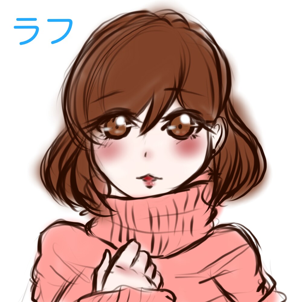 SNS等で使用出来るアイコンを描きます キラキラ、光輝く宝石のような一枚をあなたに。 イメージ2