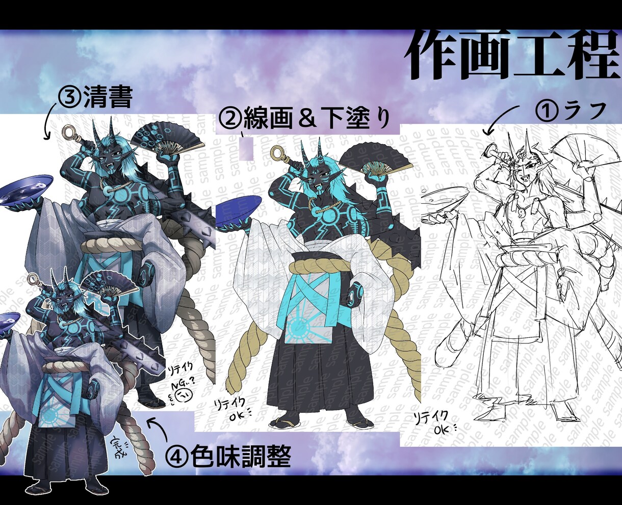 かわいいデフォルメイラスト描きます グッズ制作やミニアイコンに！用途に合わせ柔軟に対応します！ イメージ7