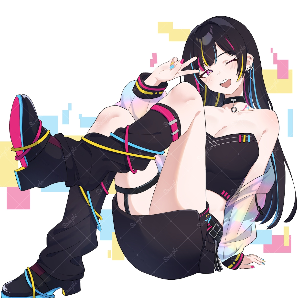 一枚絵作成承ります 季節やイベントに合わせた一枚絵を作成いたします イメージ3