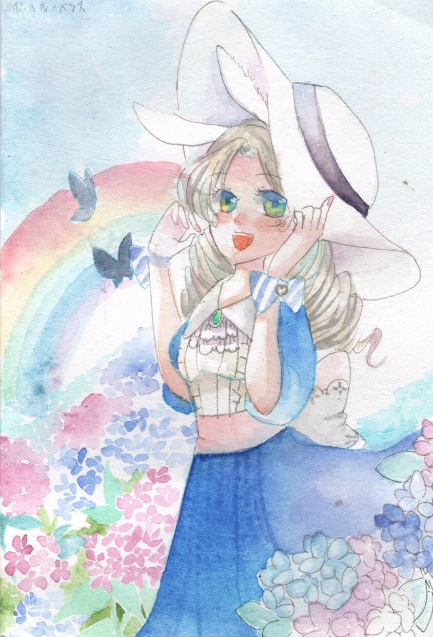 イラスト制作行います 透明水彩で可愛い女の子など描きます イメージ2