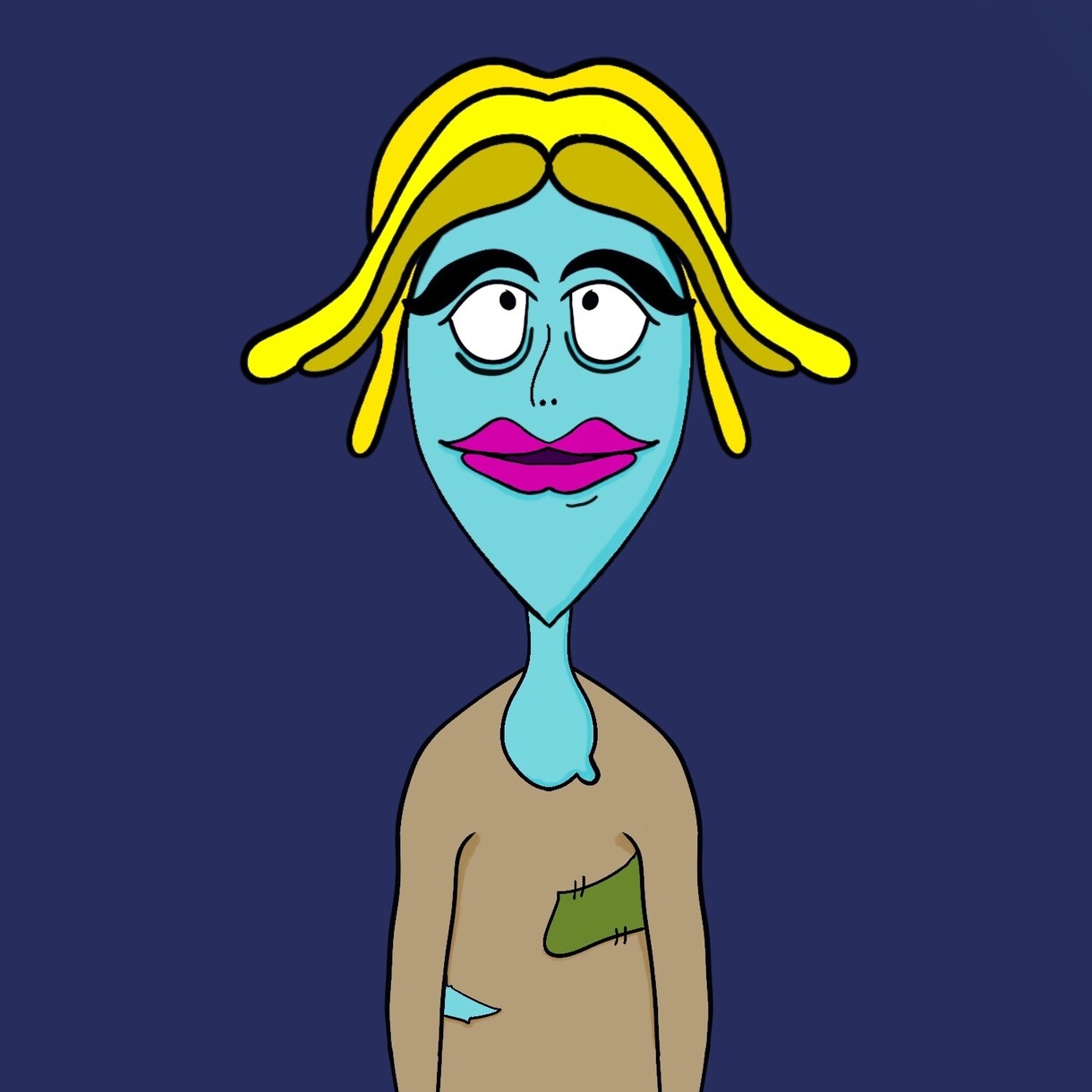 SNSアイコンにおすすめのキャラクター作成します 漠然としたイメージのみでオリジナルキャラクターを描きます イメージ2