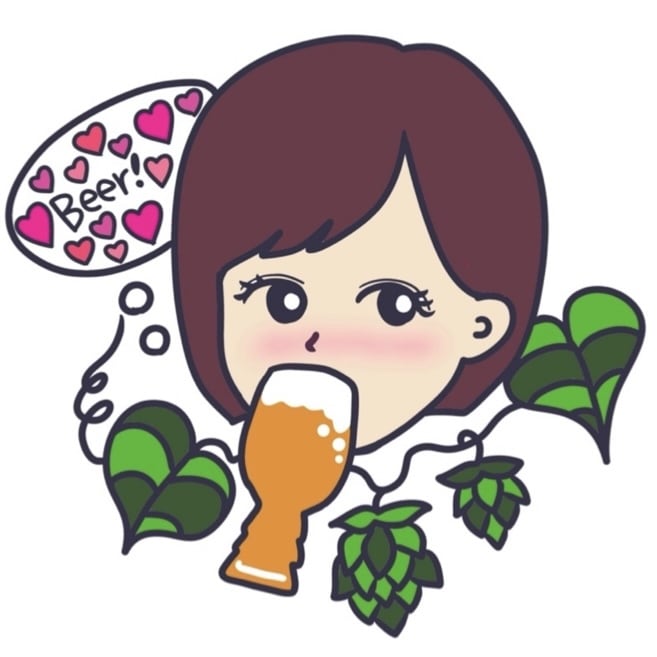 お好きなお酒のイメージでほろ酔い顔アイコン描きます 【一目でお酒好きだとわかる♡】SNSのアイコンにどうぞ！ イメージ1