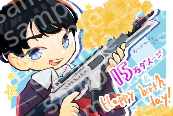 可愛い低頭身のアバターイラスト描きます ゲームキャラのようなイラスト！実況用やゲーム大会の商品等に！ イメージ3