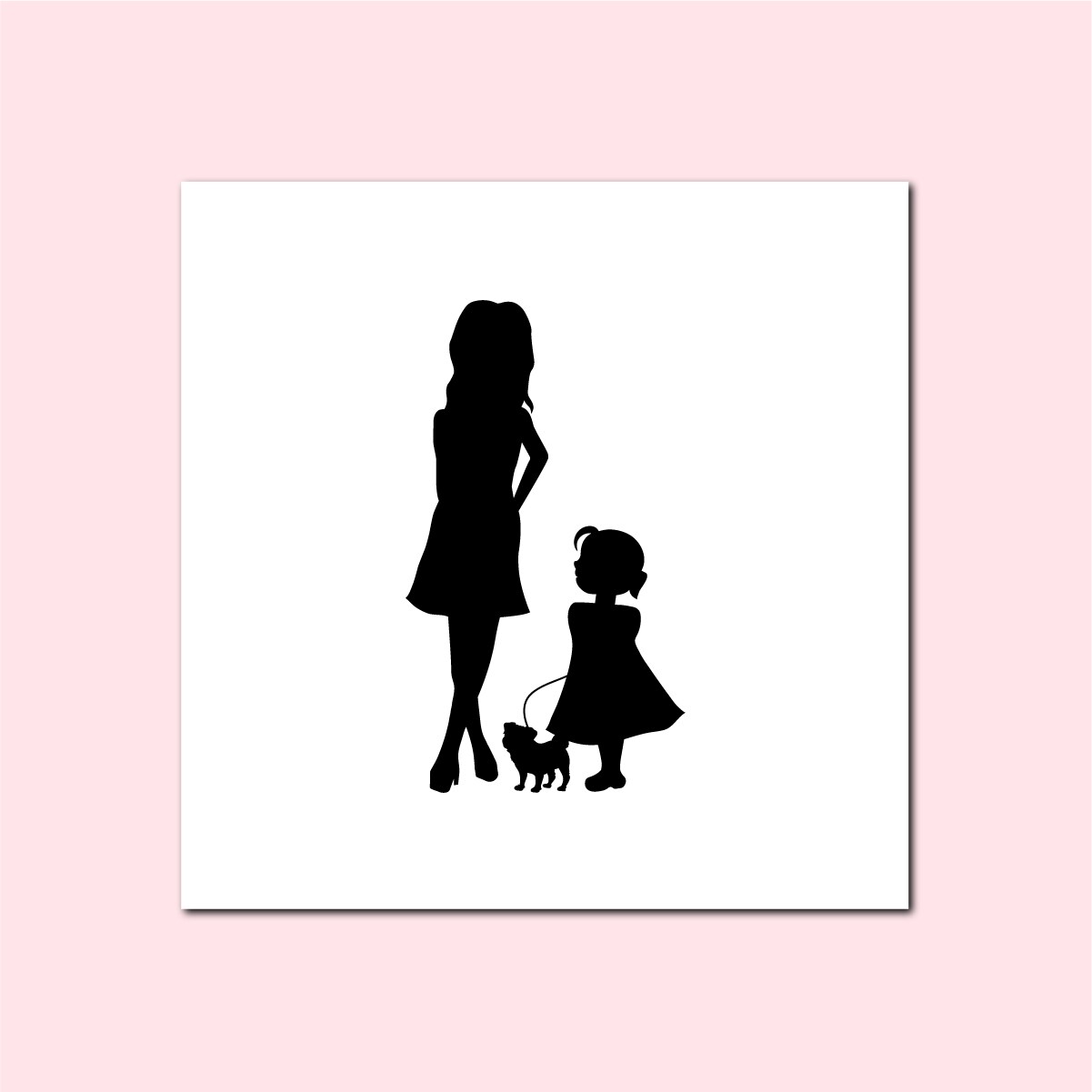 少し可愛い！女性のシンプルなシルエットロゴ作ります お店、起業、独立などオリジナルのロゴを必要としてる方へ イメージ3