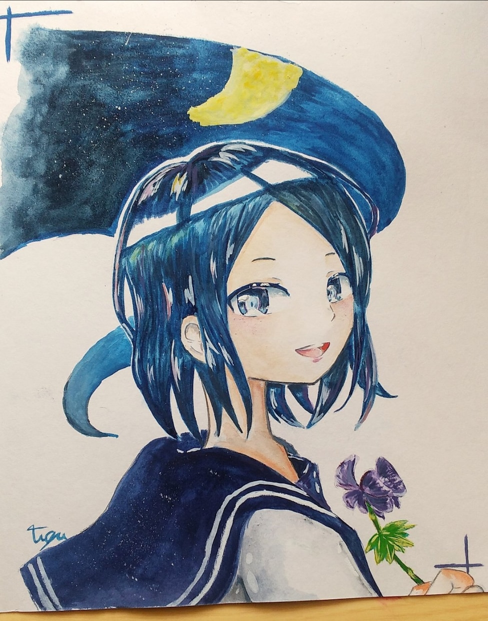 絵画のようなアナログのイラストを描きます 実際に1から色彩までイラストを制作します。 イメージ5