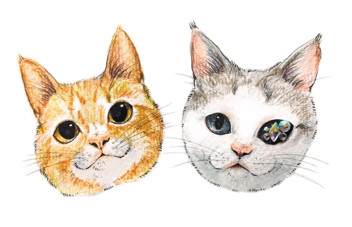 猫ちゃん描きます 1匹1匹個性豊かに作成致します♪ イメージ1