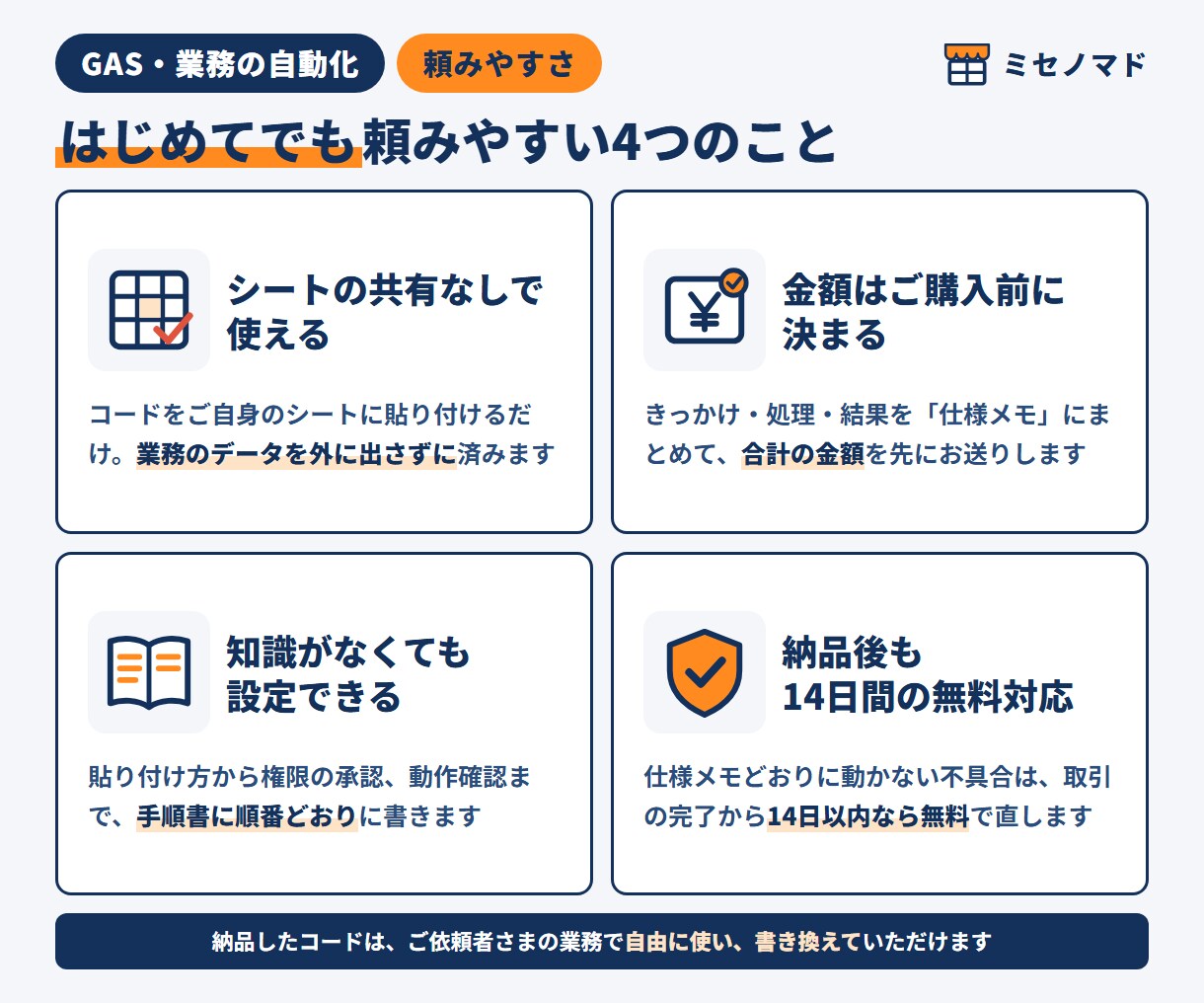 スプレッドシートの手作業をGASで自動化します フォーム回答の転記・集計など｜コードと手順書で納品 イメージ6