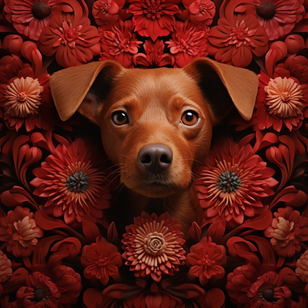 愛犬の創作画像・名刺　を作成いたします 【世界で１枚・唯一無二の愛犬とあなたの魅力を多くの方に】 イメージ2