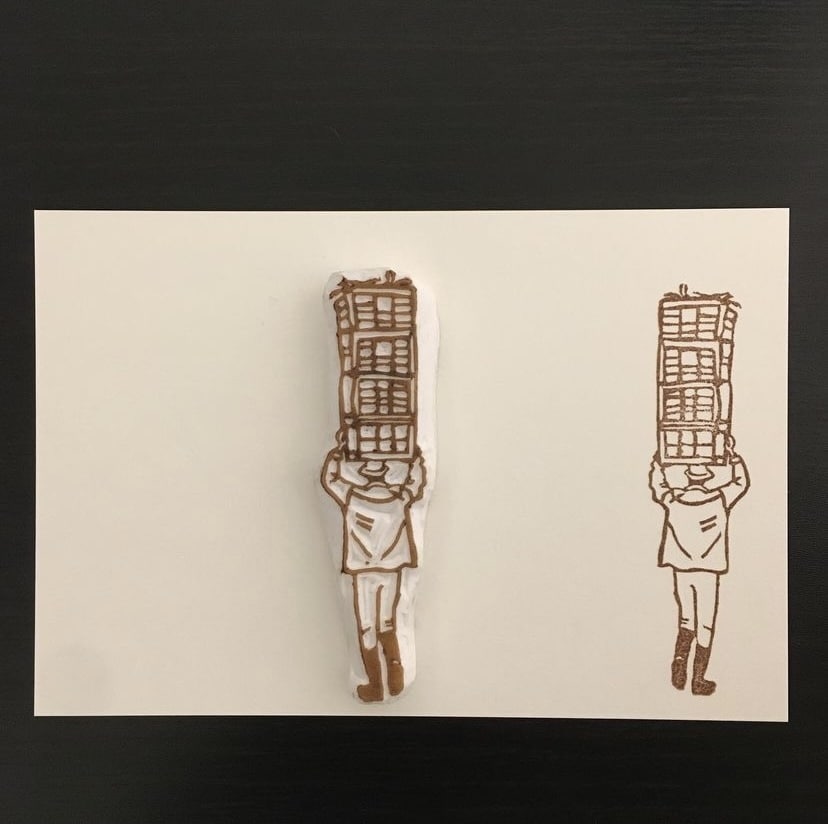 似顔絵消しゴムはんこ彫ります 世界にひとつの消しゴムはんこ◎ イメージ3
