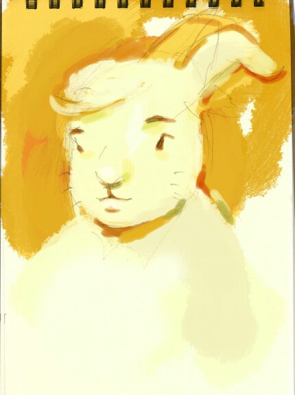 人間✖️うさぎのかけあわせ似顔絵描きます うさぎ人間！ちょっとシュールな似顔絵はいかがでしょうか。 イメージ4