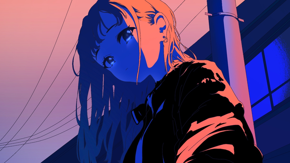 個性際立つアニメタッチで、イラストを制作します ◎アイコンも！極端な色彩で描く、個性派Lo-Fiイラスト イメージ6
