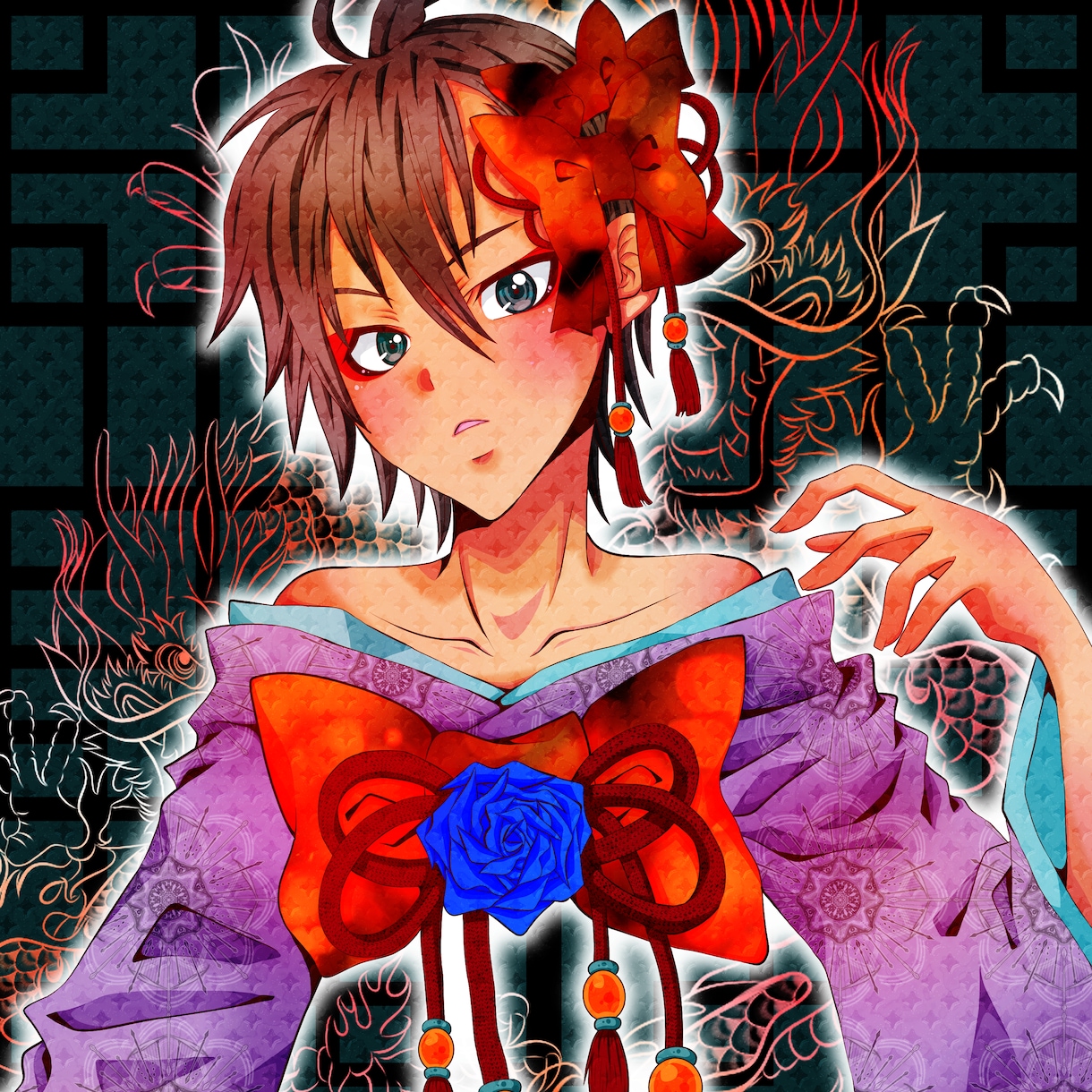 SNS等のアイコンやヘッダーなどのイラスト描きます 版権キャラクターイラストなどを主に描きます。 イメージ3