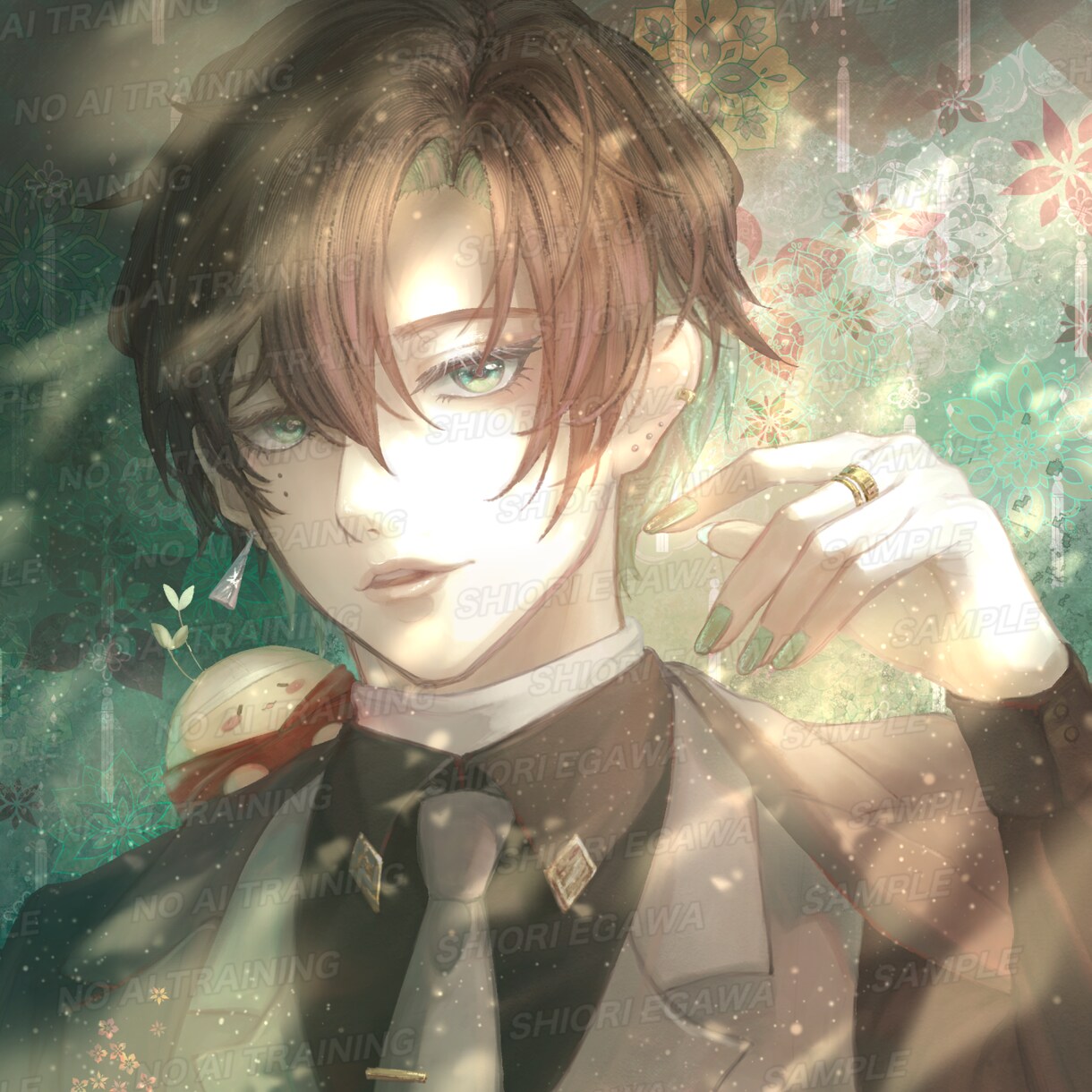 雰囲気のあるSNSアイコンを制作します ご希望に合わせて制作。通常3日でお届けします イメージ2