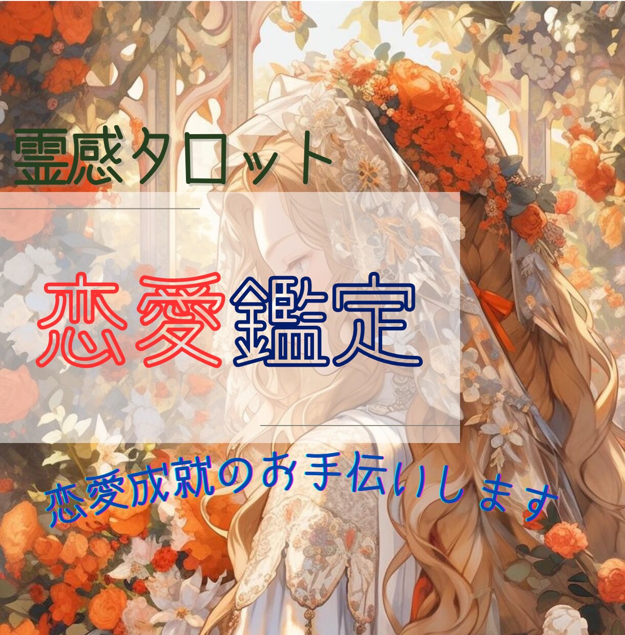 恋愛霊視✨️迷ってる心の解決お手伝いします 片思い、復縁、秘密の恋、運命の相手、霊視タロットで解決！ イメージ1