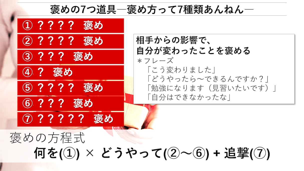 カップル・夫婦のための【会話力】教えます 「イライラ」「言えない」を解決する話し方『アサーション』 イメージ6