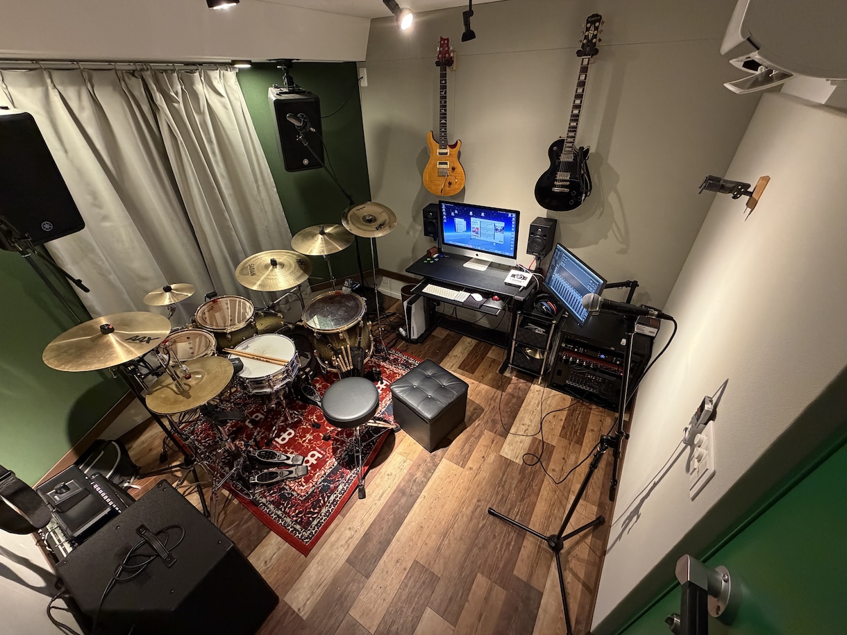 プロドラマーが生ドラムを録音およびデータ納品します 元メジャードラマーが本格的なドラム音源をお届け イメージ2