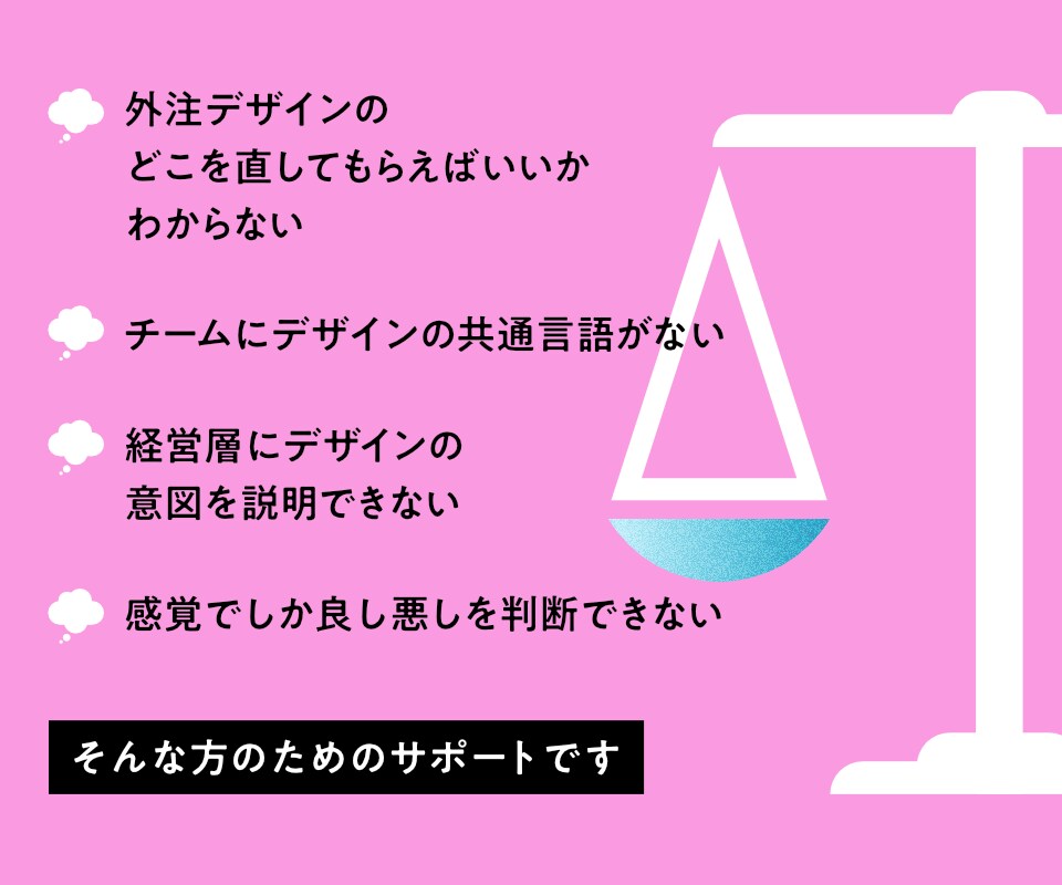 脱・感覚!デザインの言語化の基準作りを支援します 経営層への説明やチームの共通言語化に悩むノンデザイナーの方へ イメージ2