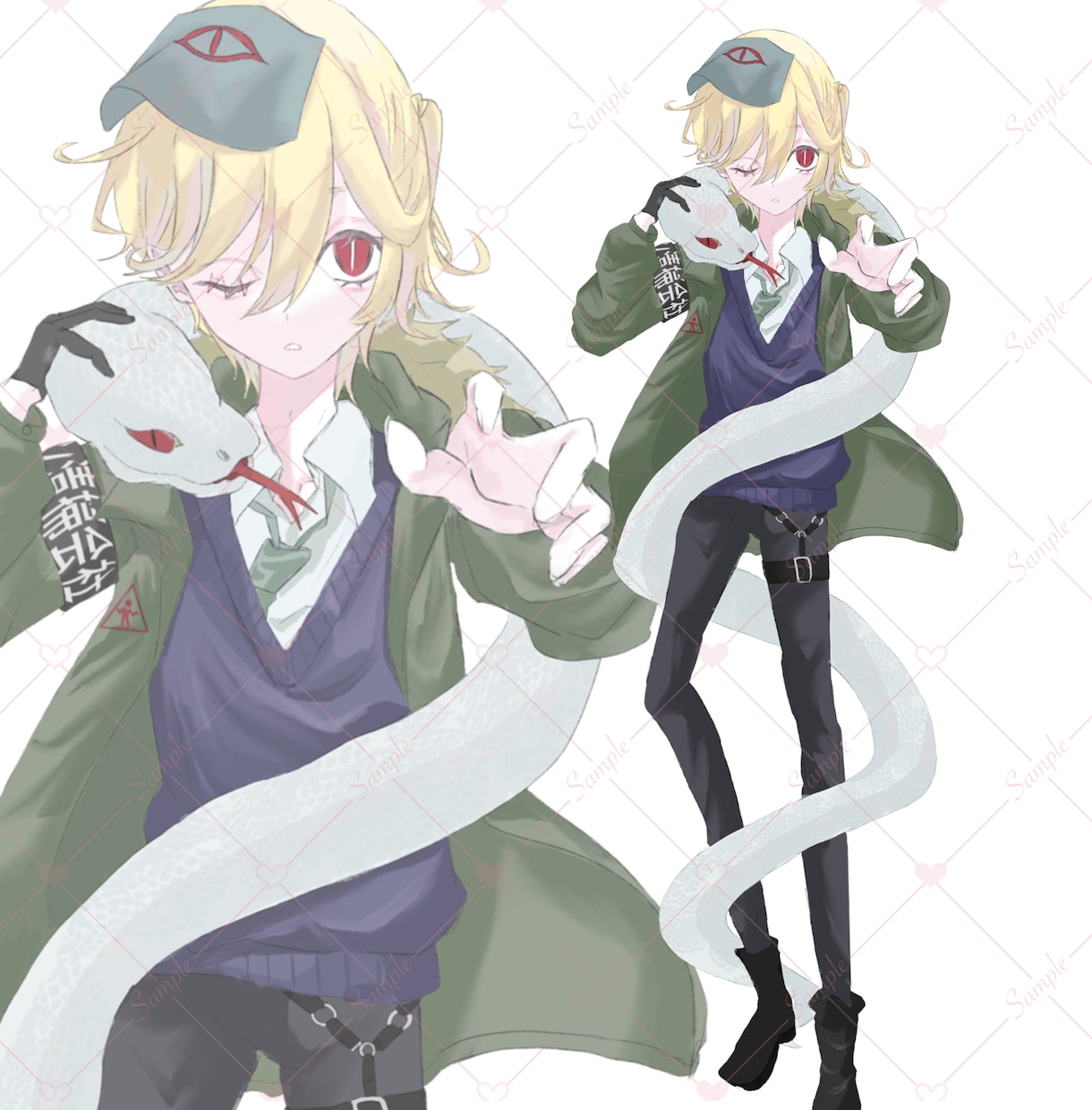 TRPG等に使える立ち絵を制作します 厚塗りタッチで可愛らしいイラストをお作りします♪ イメージ7