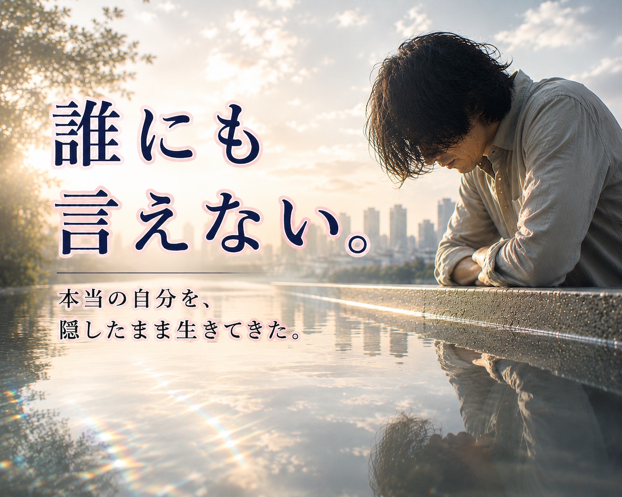 ひとりじゃ抱えきれない秘密、安心して話せます 誰にも言えないまま生きてるあなた。心の荷下ろししませんか。 イメージ1