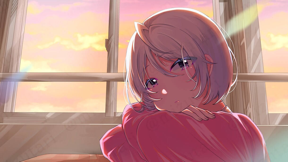 最短7日｜歌ってみたサムネ・一枚絵描きます 実績有★オリジナル絵柄で本家風の構図・衣装アレンジ対応 イメージ6
