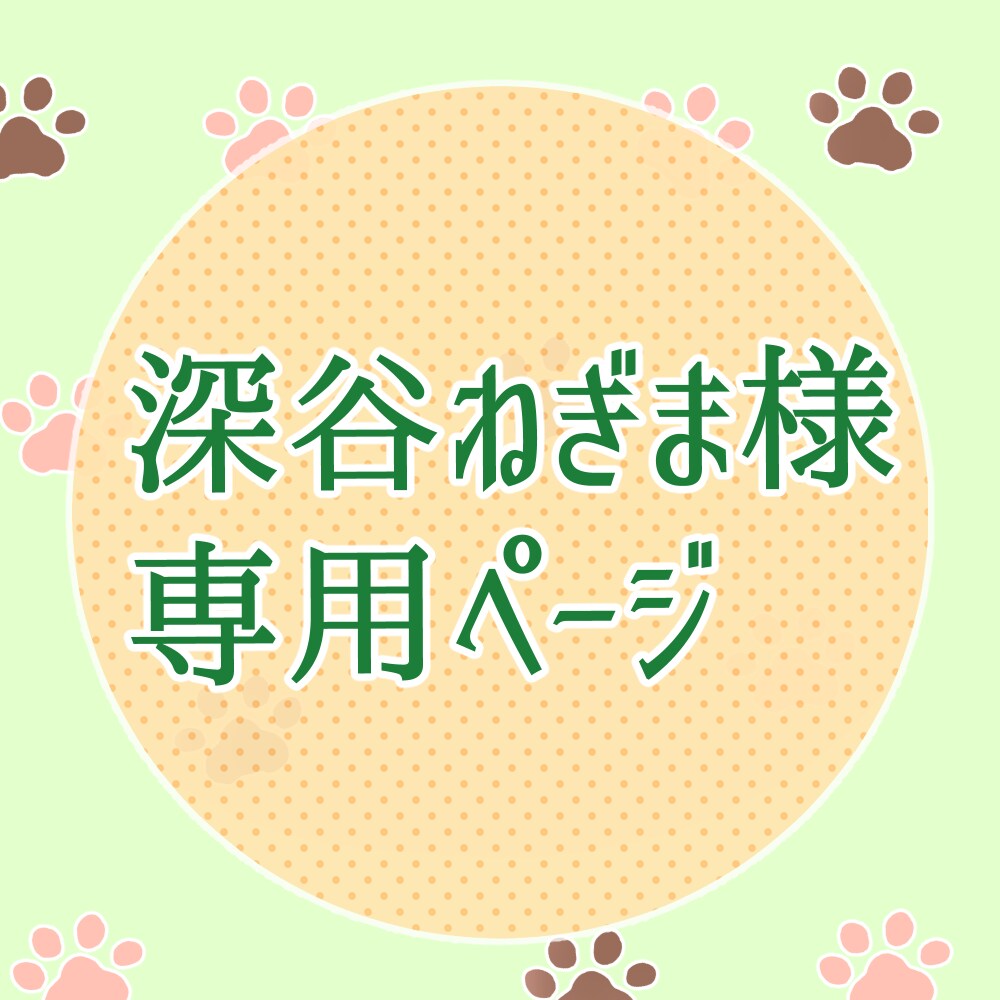 専用ページ！深谷ねぎま様用になります ご購入いただきありがとうございます！