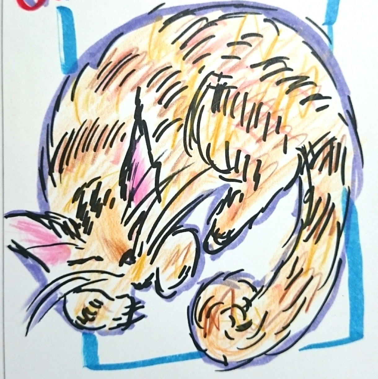 写真を元に猫のイラスト描きます イメージ2