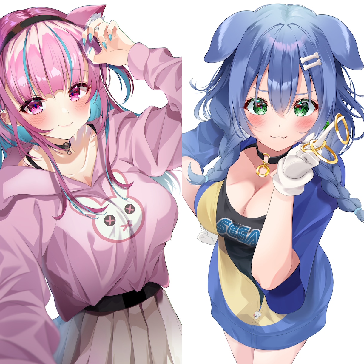 綺麗なイラスト（Vデザ、一枚絵、アイコン）描きます 絵柄寄せor流行の絵柄で描けます！クオリティに自信があります イメージ3
