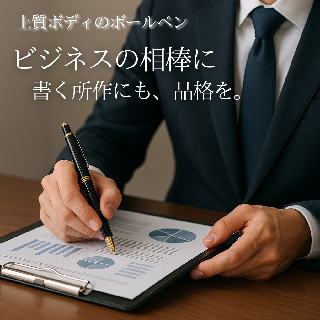 ノベルティにぴったり！名入れ彫刻ボールペン作ります 【送料無料】・会社名・ショップ名・周年記念・記念品・贈呈品 イメージ2