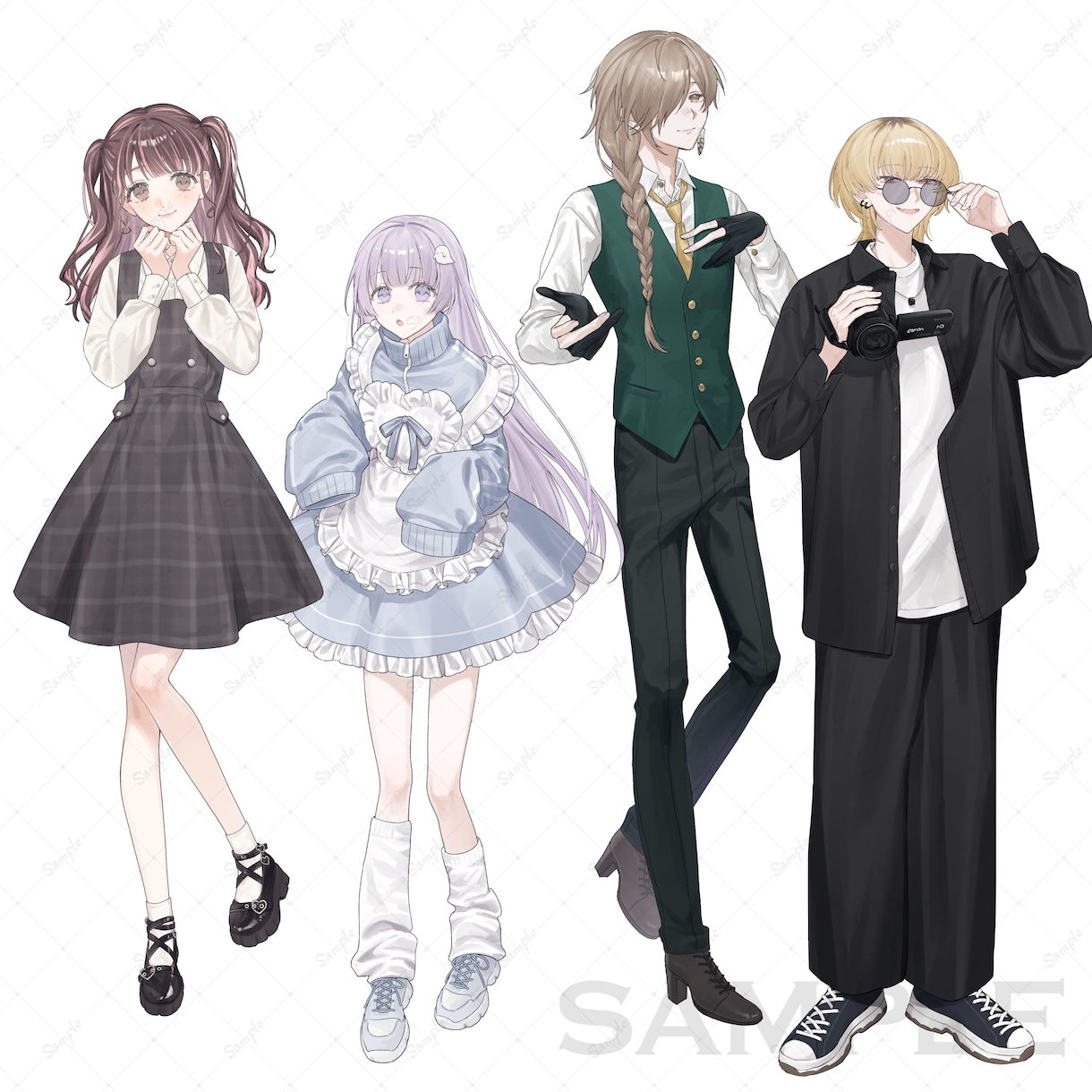 立ち絵制作いたします まずはお気軽にご相談ください！ イメージ2